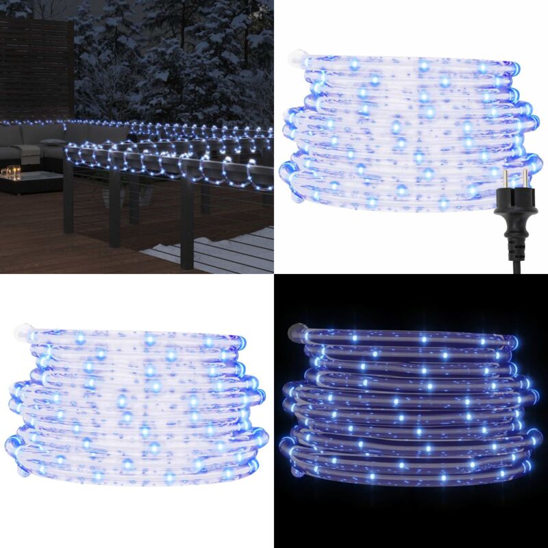 Stringa di Luci con 1200 LED Bianco Freddo 50 m in PVC - Decorazioni Natale - Luci a LED
