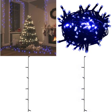 Stringa di Luci con 400 LED Blu 40 m 8 Effetti Luce - Luci LED - Decorazione natalizia