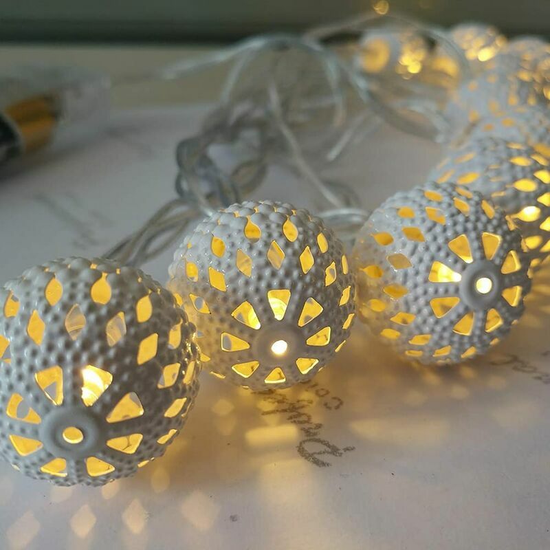 Stringa di luci da interno a 10 led a batteria per...