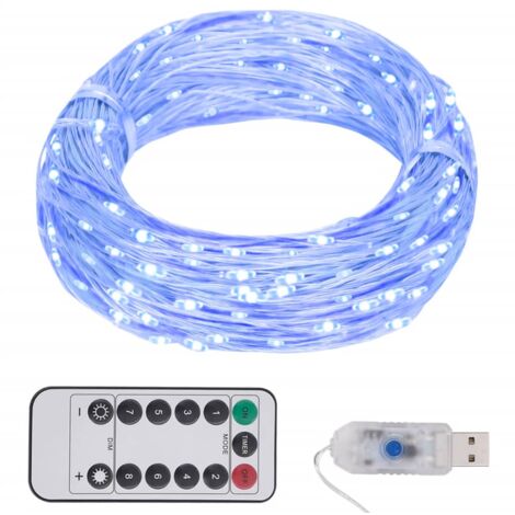 Stringa LED con 150 Luci LED Blu 15 m vidaXL 9374