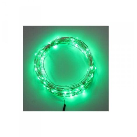 Stringa Led USB Verde Filo Rame Copper Wire String 10 Metri 100 Led IP67 Per Gaming PC Case Illuminazione