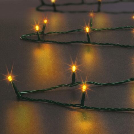 Stringa luminosa per esterni 50 LED bianco caldo e freddo 5m - Feeric lights & christmas