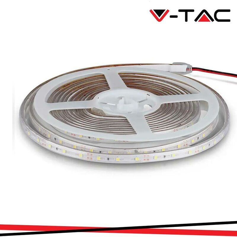 Image of V-tac - led striscia SMD3528 60 leds 3000K IP65 - Luce calda