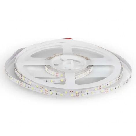 Strip led 12V, blu, 5 metri, SMD3528, 4,2W/m, 60 led/m, IP20, larghezza 8mm - V-TAC VT-3528 212013