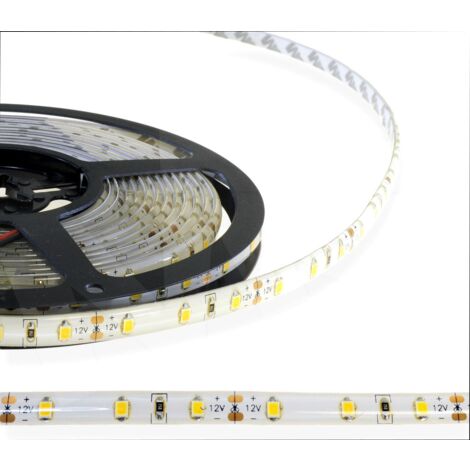 strip led 24v 2835 smd ip65  striscia 5 metri luce calda e naturale strip 300 led  fredda bianca 6500k