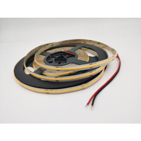 Strip LED 24V COB 15W/m luce fredda 6000K 5 metri