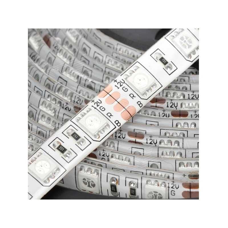 V-tac - Bande led SMD5050 60 led rgb IP65 Bobine