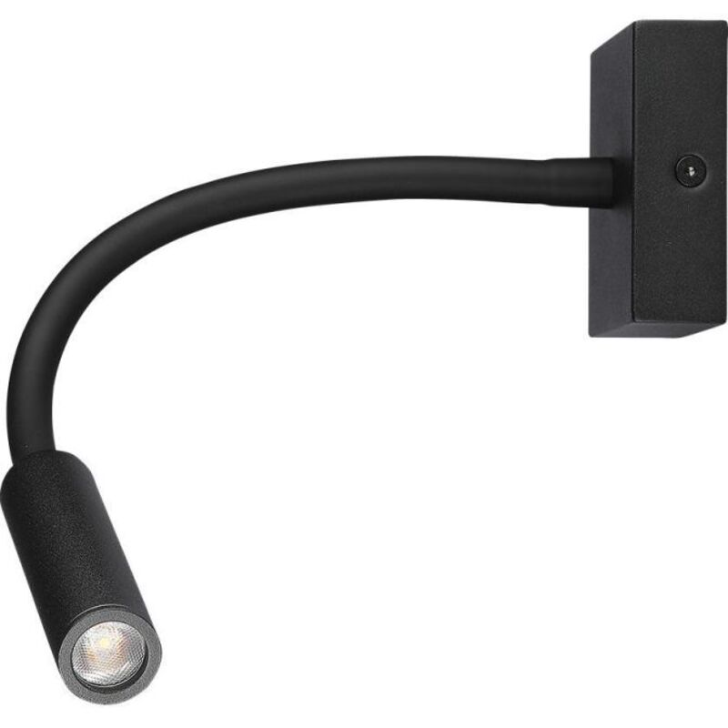 Applique Murale Intérieure led Liseuse 3W Noire V-tac VT-2903 - 15 ° - Blanc chaud - 3000K