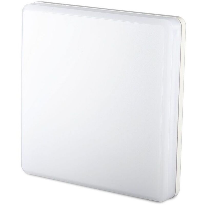 Plafonnier led 25W Samsung Chip Carré Hublot Blanc Avec Transfo V-tac VT-8066SQ - 110 ° - Blanc chaud - 3000K