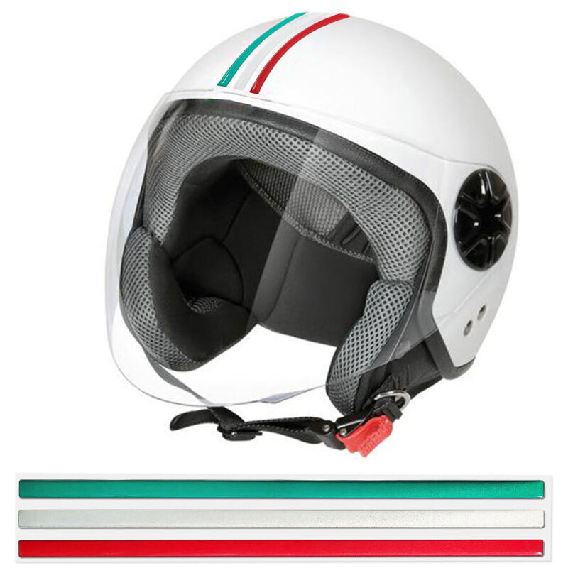 Stripe 3D Rifrangenti Tricolore Italia 3 Pz