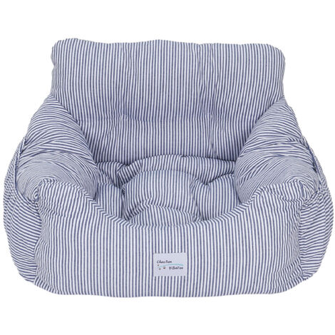 Stripe Travel Pet Bed with Pockets,50cm