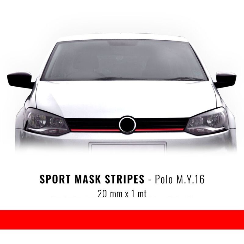 Stripes Rosso per Polo M.Y.16