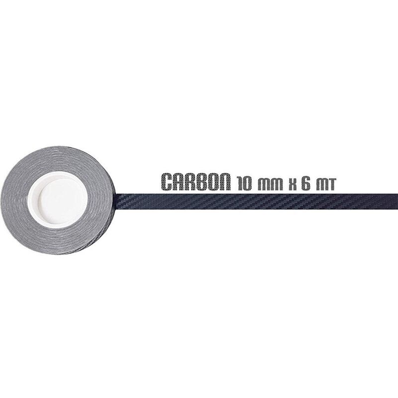 Stripes Strisce Adesive per Auto Carbonio 10 mm x 6 mt