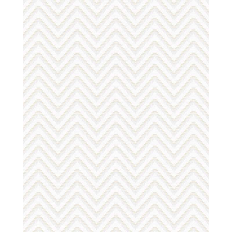 Stripes wallpaper wall Profhome BA220091-DI hot embossed non-woven wallpaper embossed with stripes and metallic highlights white silver 5.33 m2 (57