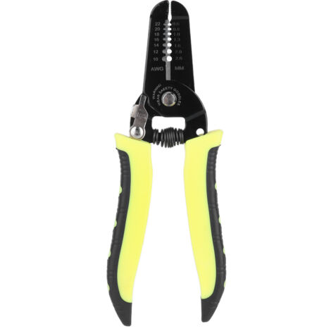 Strippeur de Fil Multi-outils de 7 Pouces, Outil PVC Tool en Acier Portable Outil Heavy Duttide, Coupe-Fils pour 10-24 Fils AWG.