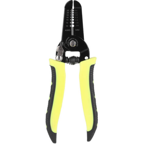 Strippeur de Fil Multi-outils de 7 Pouces, Outil PVC Tool en Acier Portable Outil Heavy Duttide, Coupe-Fils pour 10-24 Fils AWG.