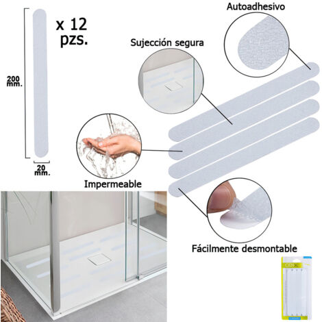 Strisce antiscivolo adesive per vasche da bagno / docce