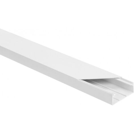 Strisce di installazione elettrica No Name - 10 pezzi, 60x25mm, 2m, bianco