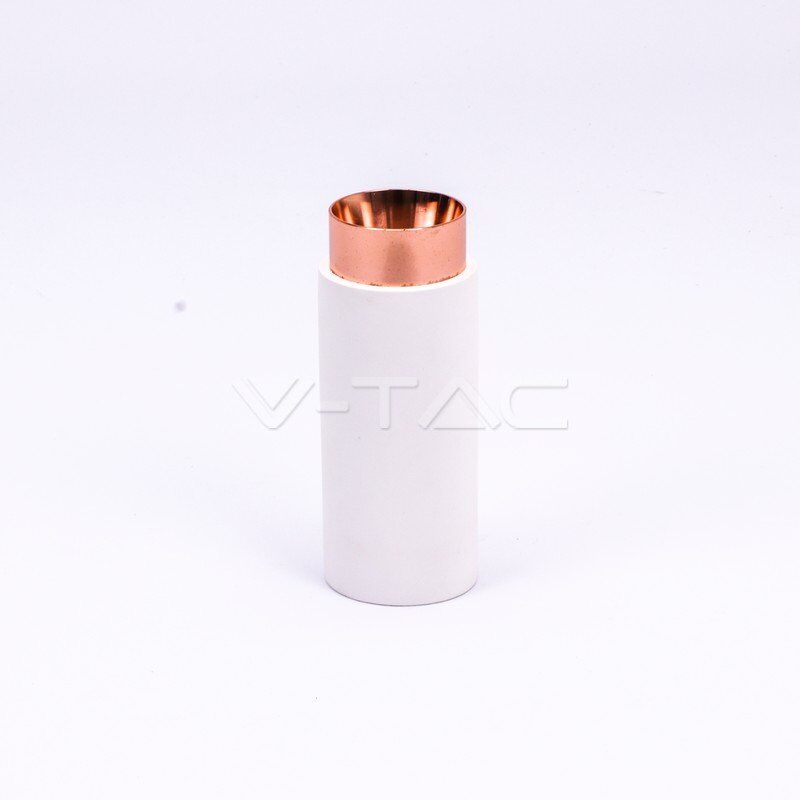 V-tac - VT-865-MRM Portafaretto led GU10 e GU5.3 (MR16) Corpo in Gesso Base Metallica Rosa Dorato - sku 3113