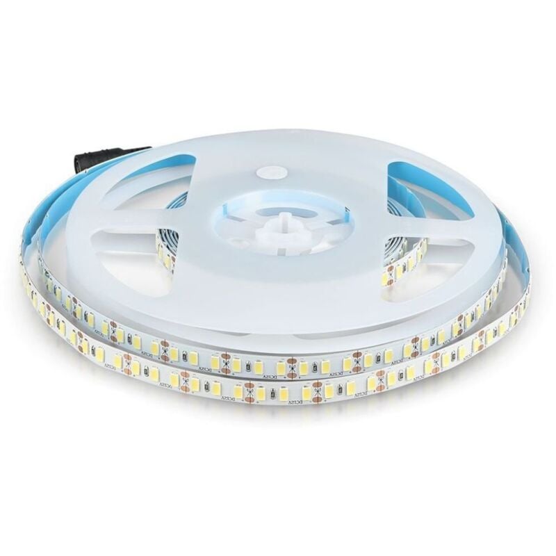 Strip striscia led monocolore 5 metri smd 5730 120 led metro IP20 90W 15000 lumen CRI95 - Colore Luce: Bianco Caldo - V-tac