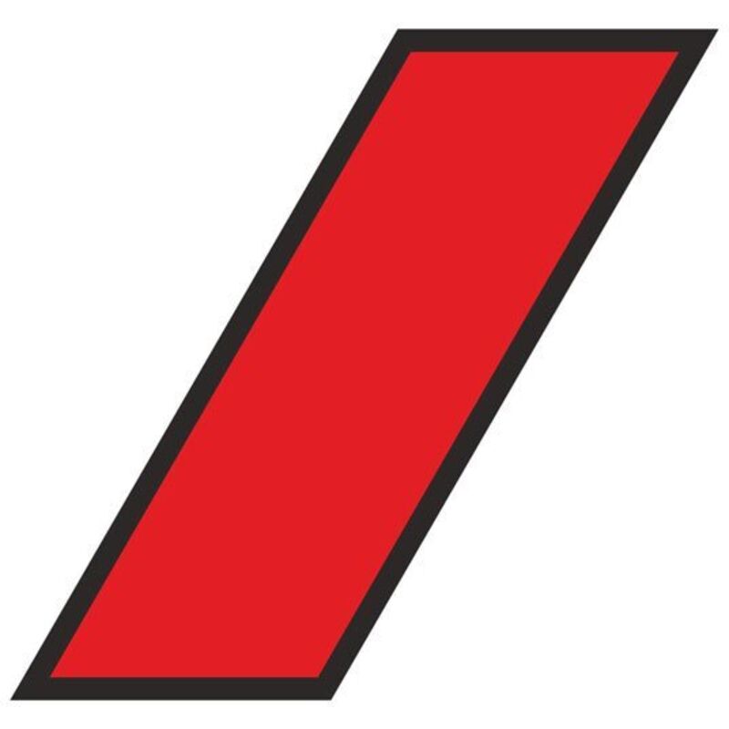 Striscia Adesiva Trasporto Conto Proprio, Rosso