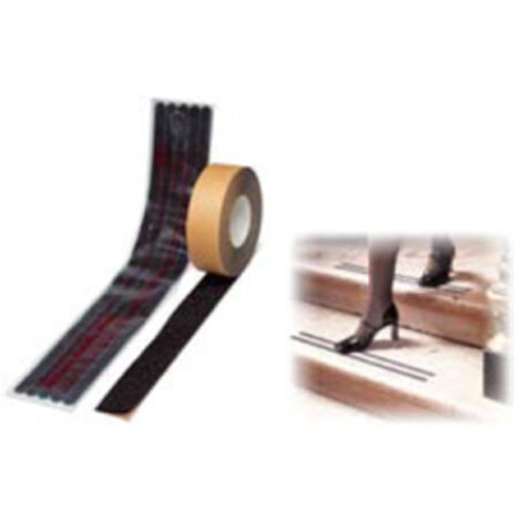 Striscia antiscivolo 3M adesivo a rotolo nero 519mmX18,2mt [98841]