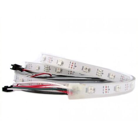 Striscia Bobina Striscia Led SPI Magic Color RGB Con IC WS2812 5V Con 150 Smd 5050 5 Metri Con Guaine IP67