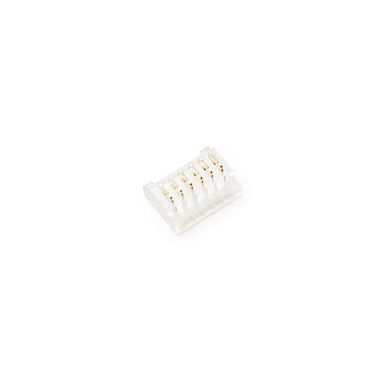 Image of Striscia connettore a pressare con morsetto per striscia a 6 pin per striscia smd da 12 mm