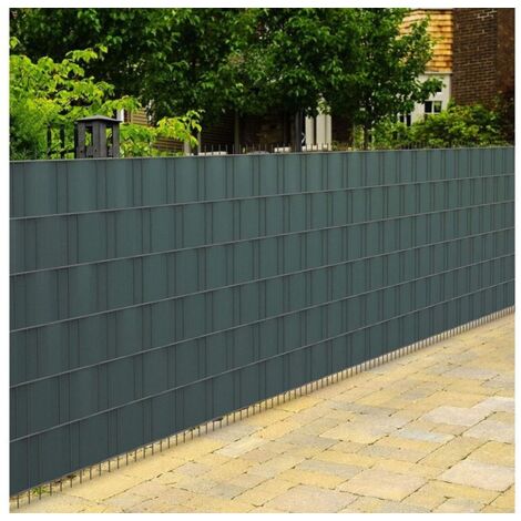 Striscia Frangivista In Pvc + 20 Clip (450 Gr/M) Cm. 19X35 M Col. Verde
