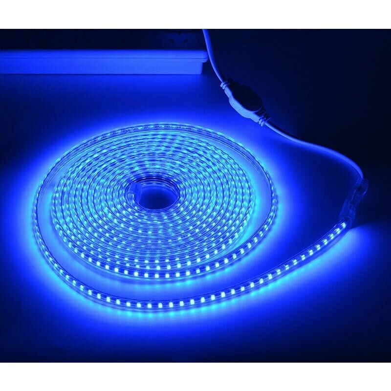 Maka - Striscia Led 220V 2835 120led/m - Blu, 1