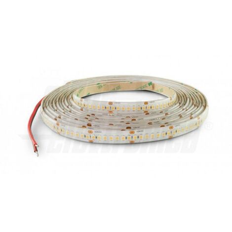 Striscia led 240 led/m 2835 24vdc 19,2w/m bianco caldo 3000k alpha elettronica jo3651942404w1