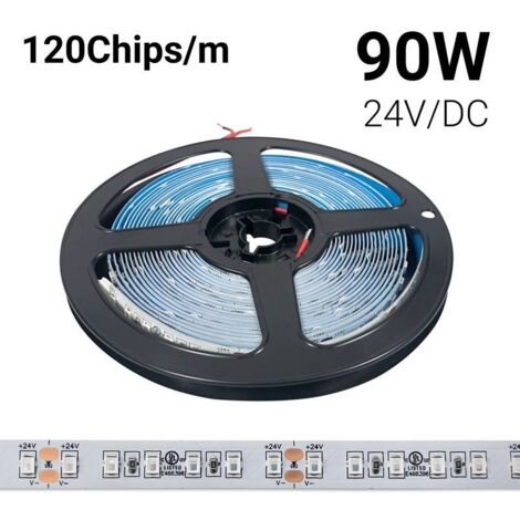 Striscia LED 24V DC - 18W/m - Colori - 10mm - IP20 - Rotolo 5