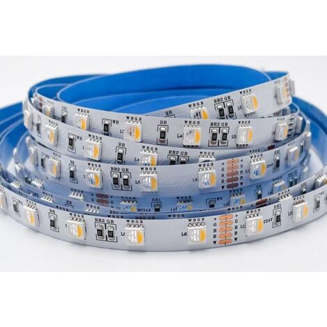 Striscia LED 24V-DC 96W 12mm RGBW IP20 (SMD5050) Rotolo da 5