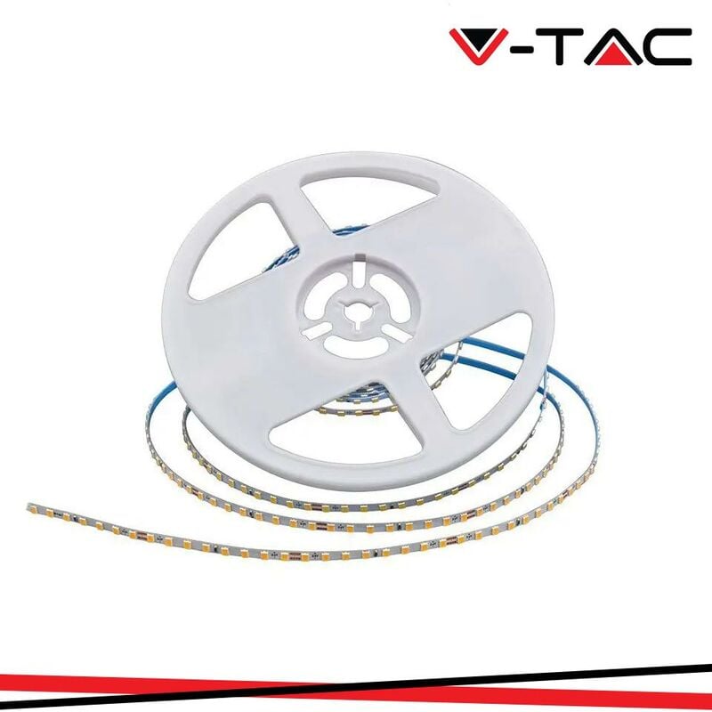 V-tac - led striscia SMD2835 128LED 24V IP20 6400K...