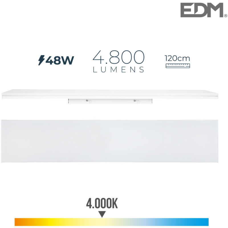 E3/31755 Striscia Led 48W 4000K Luce Diurna 4800Lm...