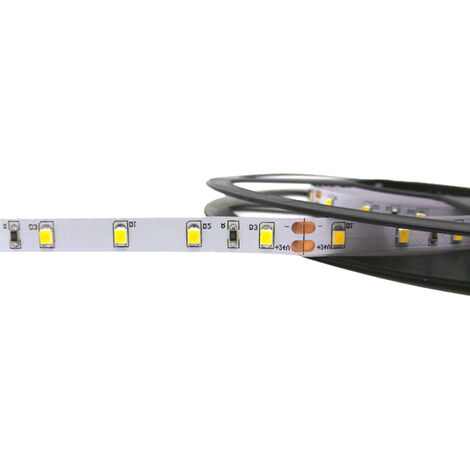Striscia led 5m smd2835 24v DC 36w 300led ip20 S14-2835-24VLuce Calda 3000k