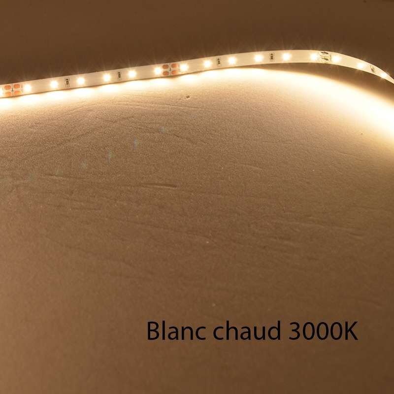 Image of Striscia led bianca 60 LED/m 4.8W/m IP20 10m - Bianco Caldo 3000K