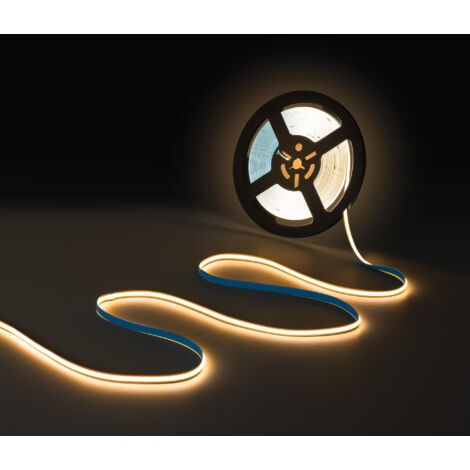 Striscia LED COB 24V DC - Monocolore - FREE CUT - 11W/m - 8mm -
