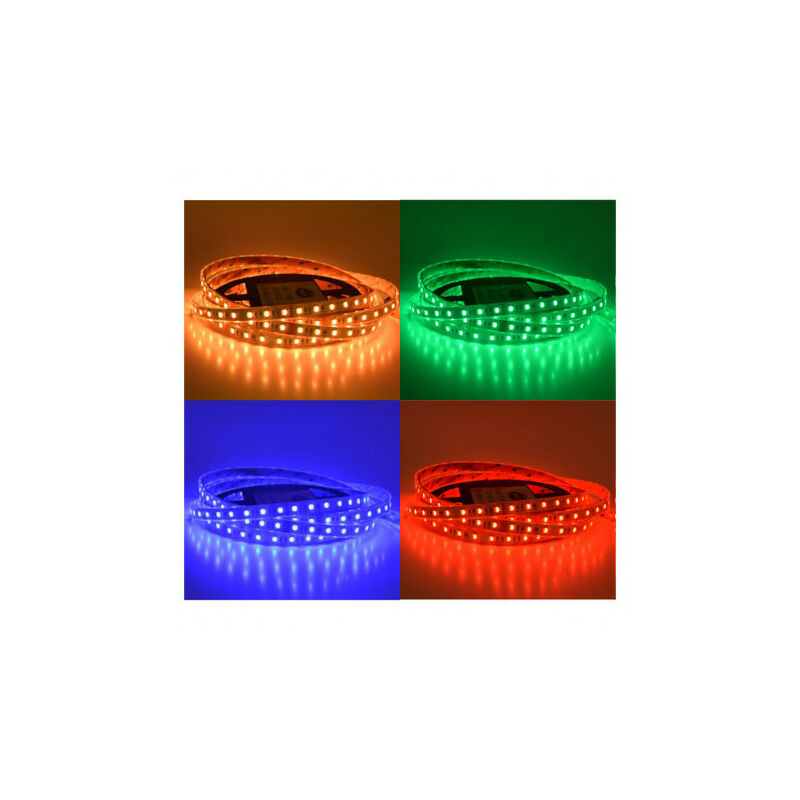Image of Miidex Lighting - Striscia led rgbw 5 m 60 LED/m 8W IP67 - 24V