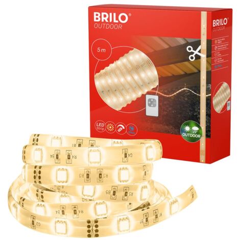 Striscia Led Moderno Varma Plastica Bianco Led Integrato 15W 3000K 5Mt