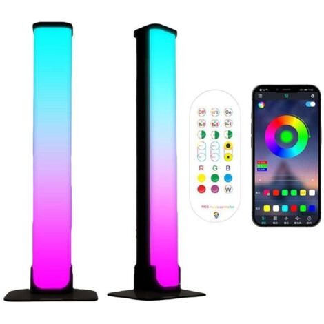 Striscia LED per gaming, luce d'atmosfera Bluetooth con sensore sonoro