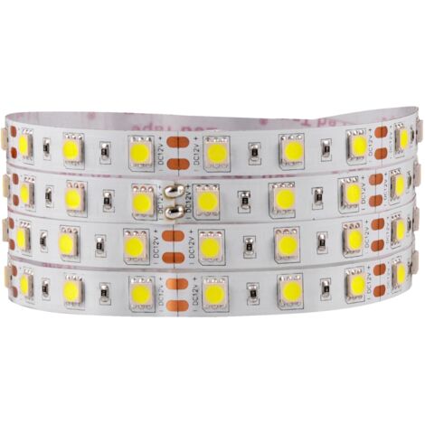 Striscia LED Polux 5m 12V IP20 6500K 2900lm fredda