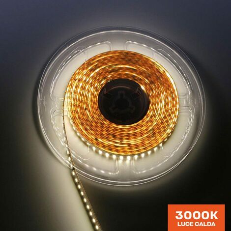 Striscia Led Serie H.E. 90W 13000lm 24V IP65 PCB 11mm bobina da 800 SMD 2835 - Calda 3000K