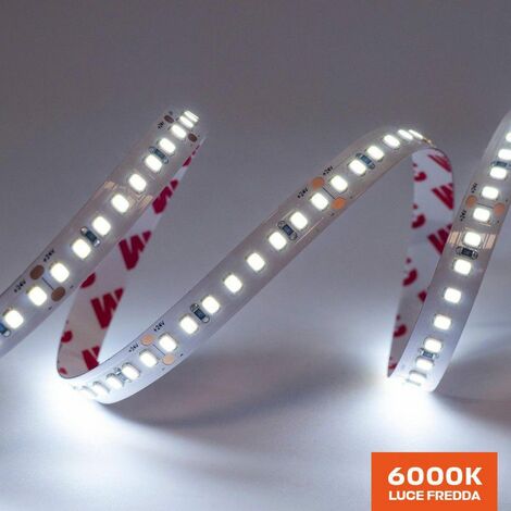 Striscia Led Serie H.E. 90W 13000lm 24V IP65 PCB 11mm bobina da 800 SMD 2835 - Fredda 6000K