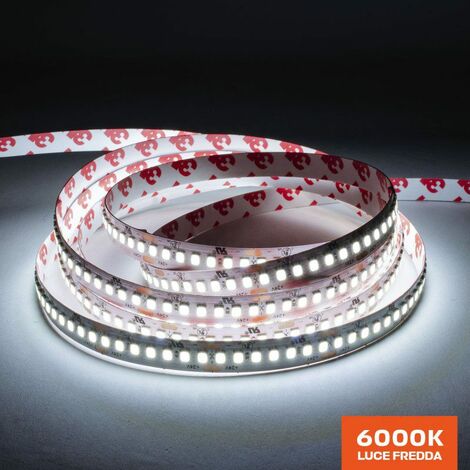 Striscia Led Serie H.E. 96W 12.500lm 24V IP65 PCB 10.5mm Bobina da 1050 SMD 2835 - Fredda 6000K