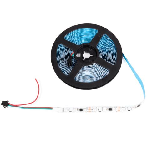 Striscia LED smart IC RGB 12V DC - 14,4 W/m - IP20 - 60 LED/m -