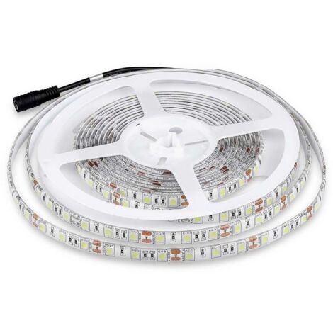 Striscia LED V-TAC 5m 11W/m 6000K IP65 12V SMD5050
