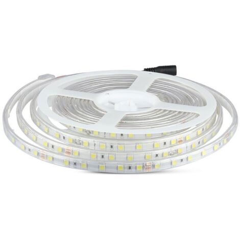 Striscia LED V-TAC SMD5050 24V IP65 5m 10W/m 3000K