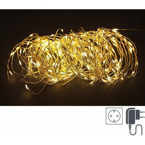 Striscia Luminosa con 100 MicroLED Classic IP44 (12 Pezzi)