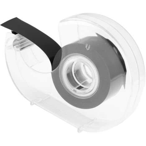Striscia magnetica autoadesiva 1,9 cm x 300 cm, con forte potere adesivo, nastro magnetico con dispenser, striscia magnetica adesiva per fai da te, striscia magnetica adesiva per zanzariere (5 pezzi)